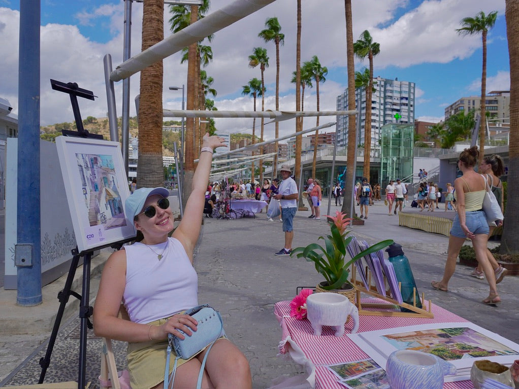Maryna Riepnova from Repka Arts at Muelle Uno in Málaga at Zocomarket.