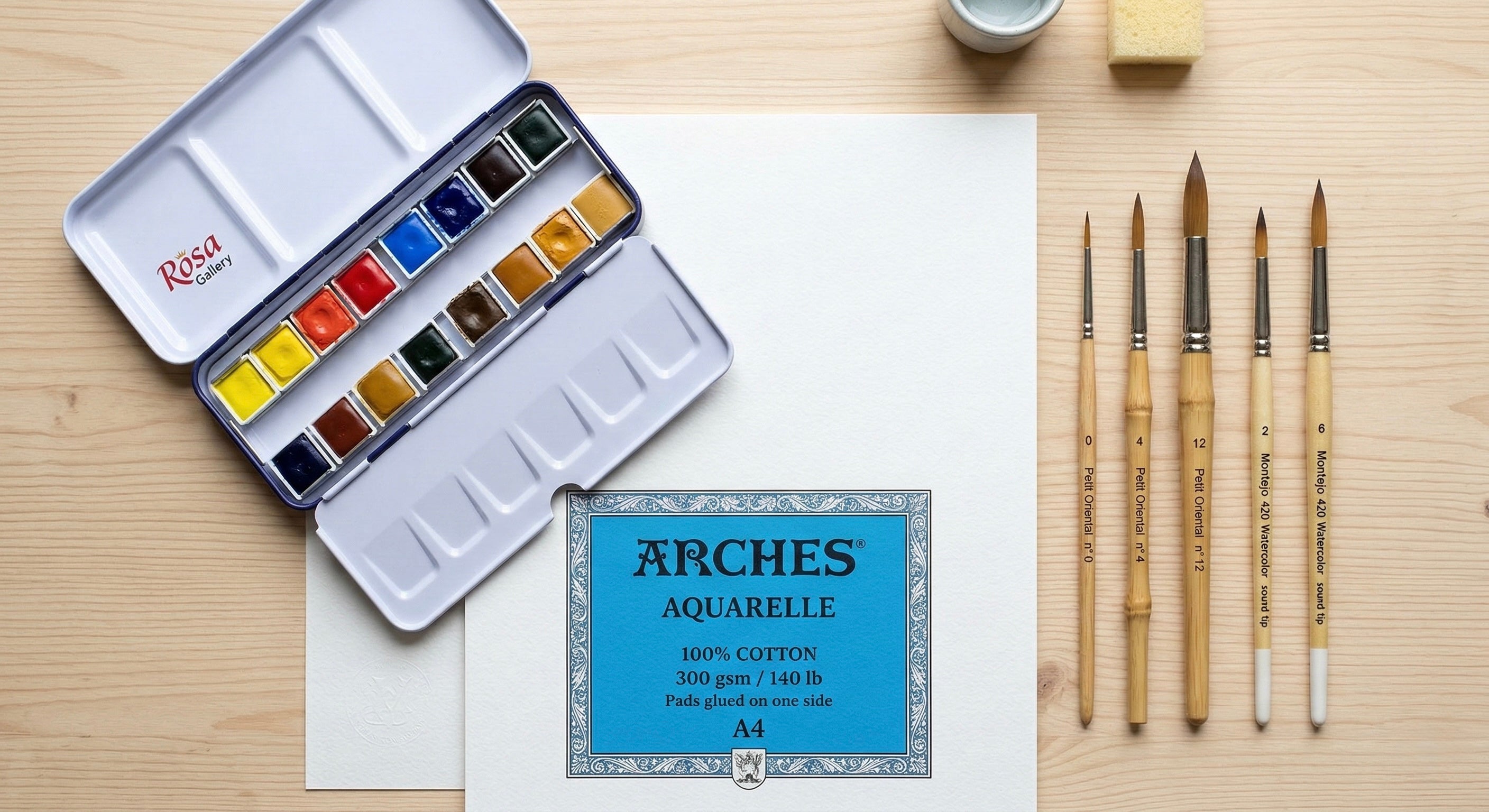 Andalusia watercolors kit