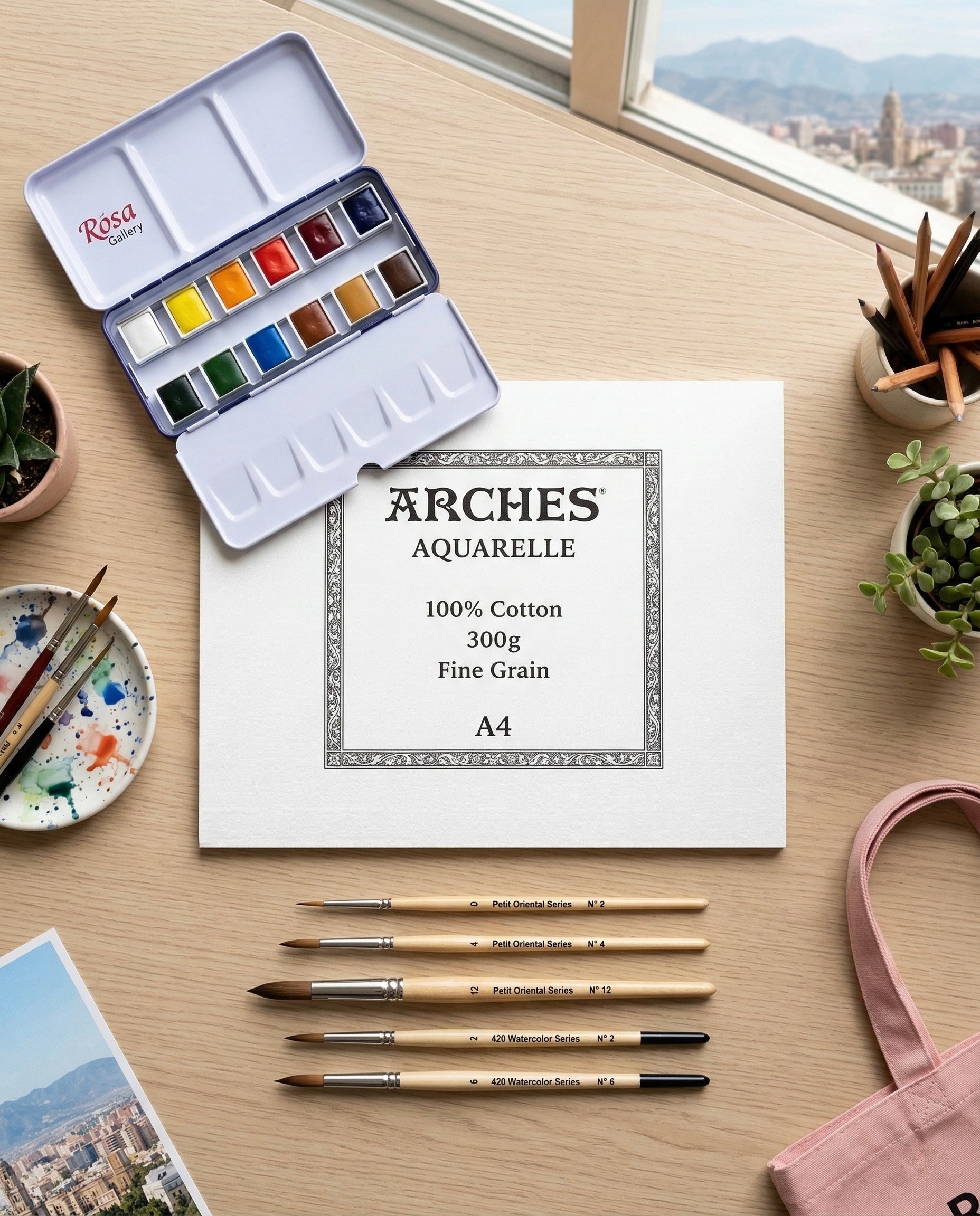 Andalusia watercolors kit