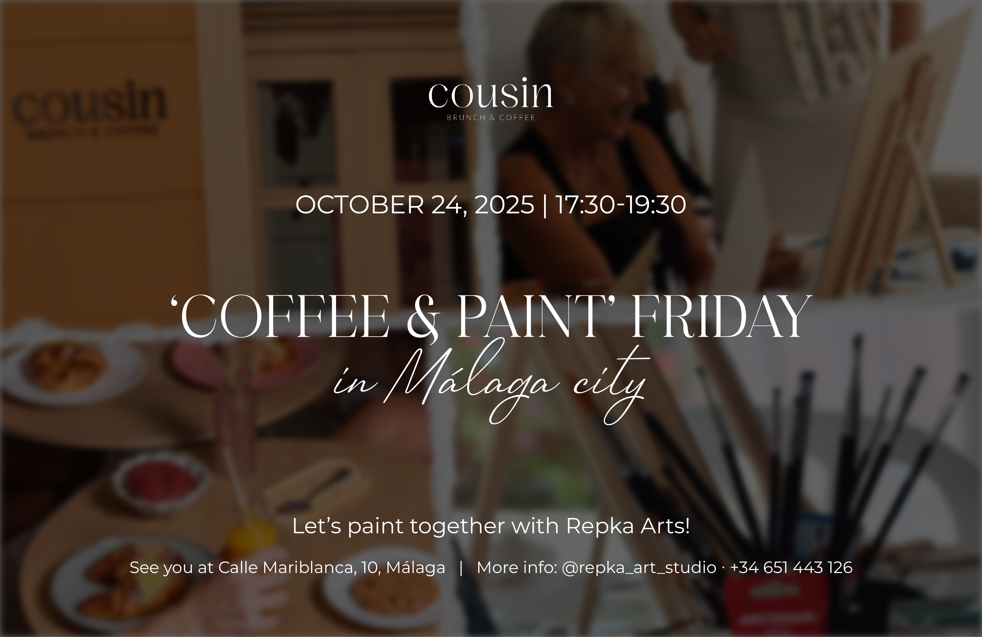 ‘Coffee and Paint' on Friday 24th