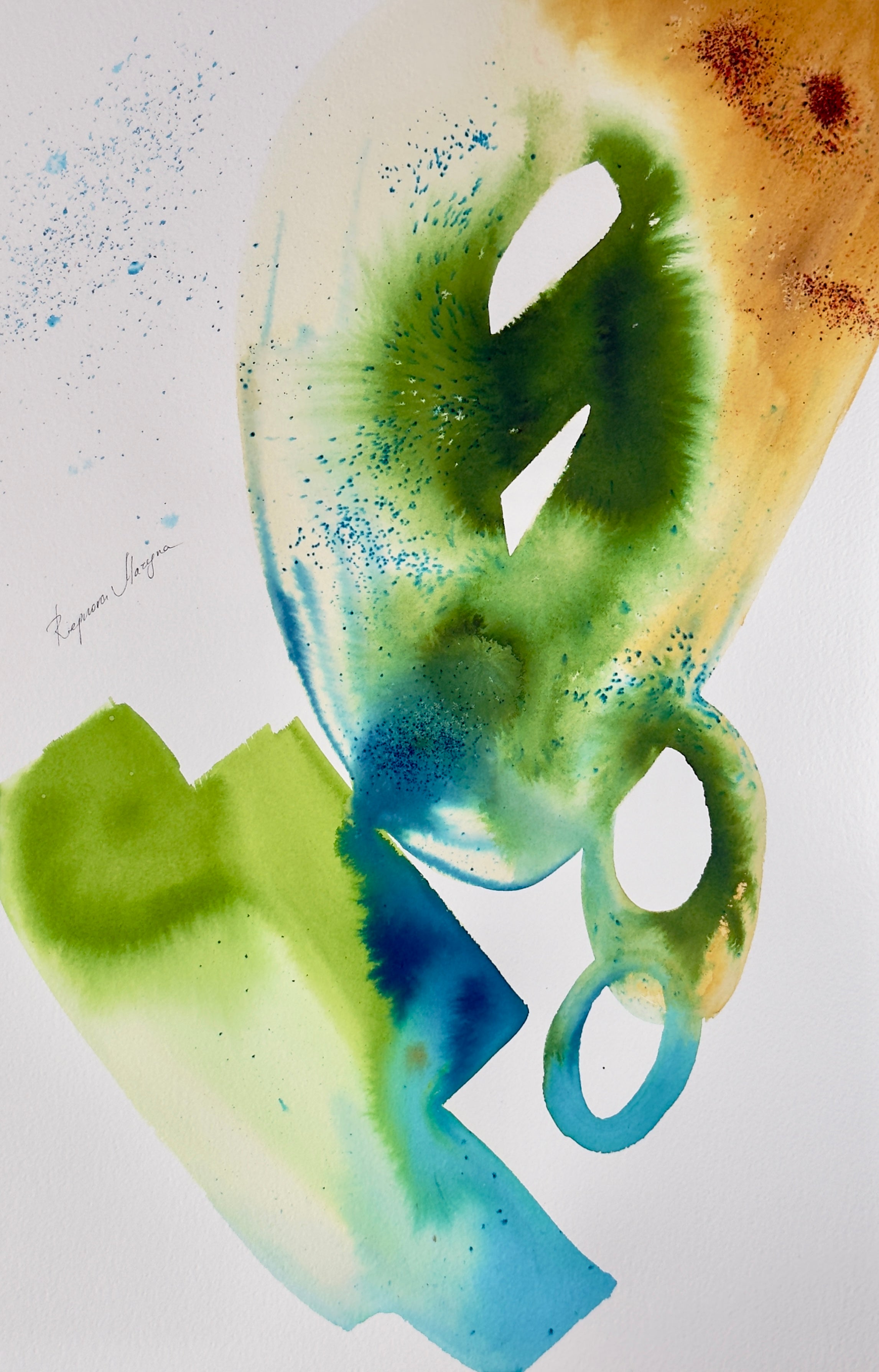 Vivero No. 1 – Aqua bloom - Image 2