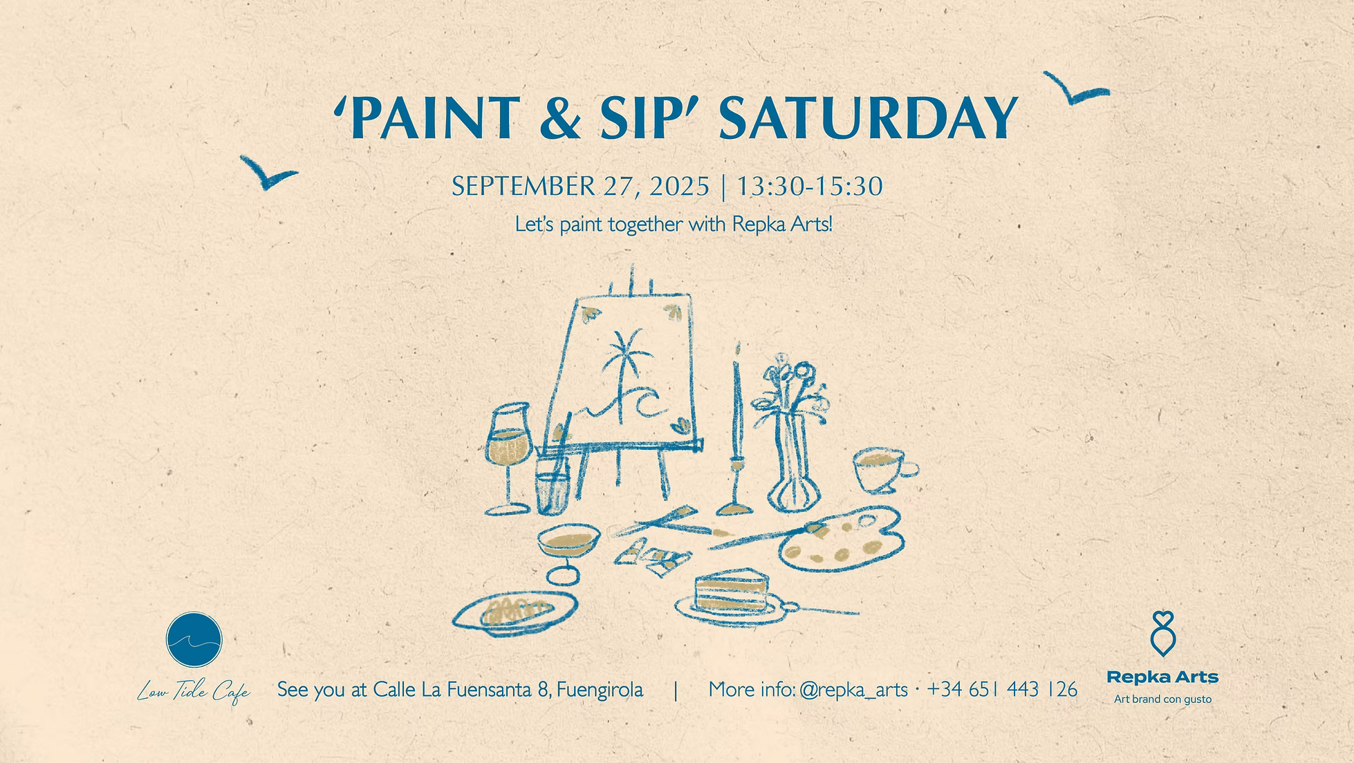 'Paint &amp; Sip' creative Saturday